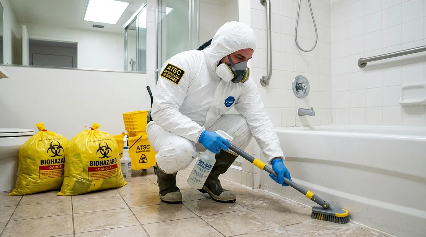 Decontamination equipment deployed for Blood Cleanup in Rancho Cordova